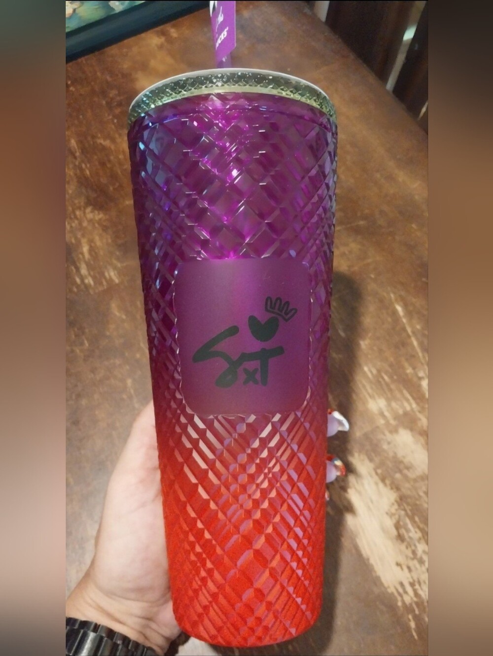Starbucks "She x This " Artist Collaboration Cold Cup Tumbler